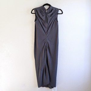 Rick Owens Bonnie High-Neck Dress  - Plum